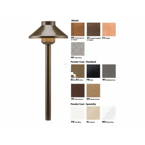 Fx Luminaire Demilite Bz Nl G4 12" Riser Bronze Fx Luminaire Demilite Bz Nl G4 12" Riser Bronze