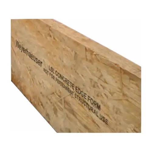 1.25"x11.5"x16' Lsl Concrete Edge Form 1.25"x11.5"x16' Lsl Concrete Edge Form