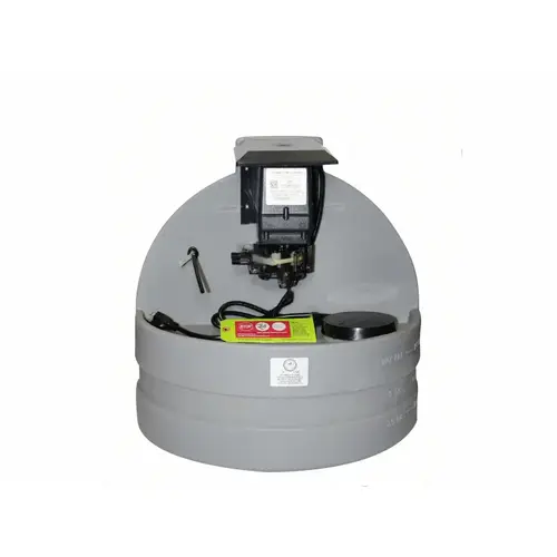 220v 3gpd Fix .25" 1head Pump W/ 7.5gal Tank UV Gray