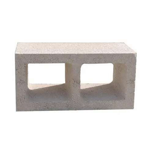 8"x8"x16" Gry Conc Building Block