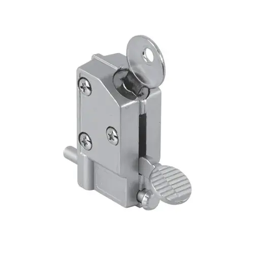 Keyed "Step-On" Patio Door Lock Aluminum Keyed "Step-On" Patio Door Lock Aluminum