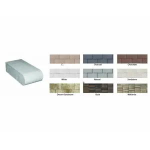 US Paverscape STUART BN 2-3/8" CHARCOAL 4 x 9"  Stuart Bullnose Coping; Charcoal, 4 x 9 Inch, 2-3/8 Inch Thick, 300 Pieces/Pallet