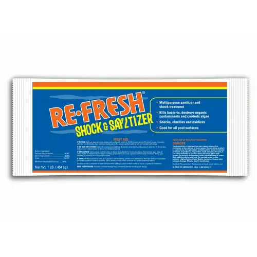 Refresh Shock & Sanitizer 59.5% White