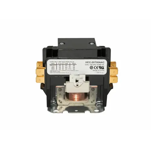 Contactors 2-pole 20/30a 120v Contactors 2-pole 20/30a 120v