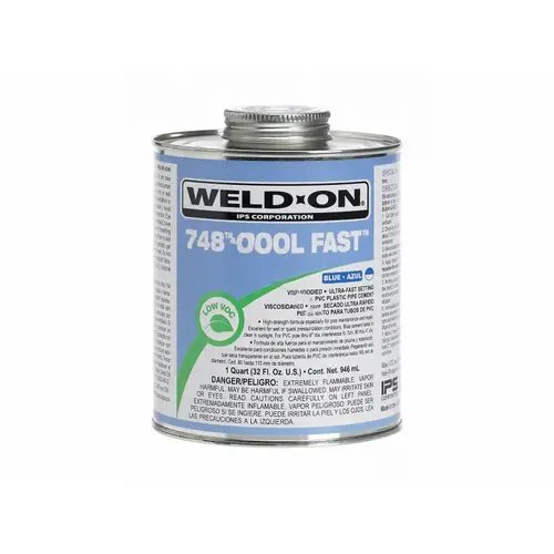 8oz 748 Blue Pool Fast Mb Pvc Cement