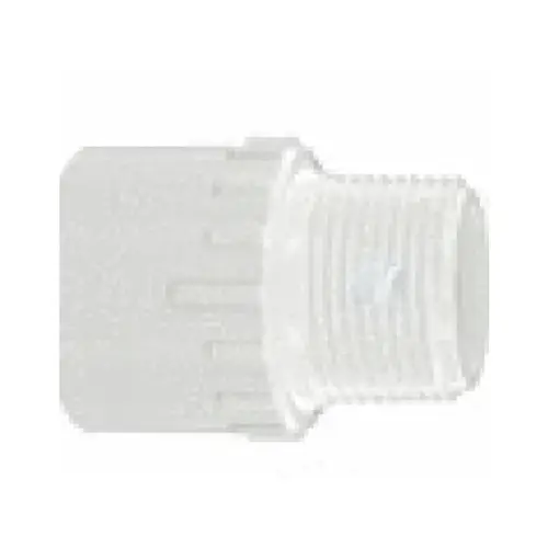 1" White Sch 40 Pvc Male Adapter Mipt X Slip 1" White Sch 40 Pvc Male Adapter Mipt X Slip