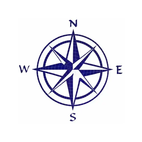 60x60 Compass Rose