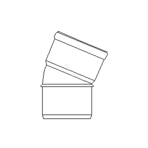 Gpk Products 4" 22.5 degree Spgxgask Sewer Fitt Gpk Products 4" 22.5 degree Spgxgask Sewer Fitt