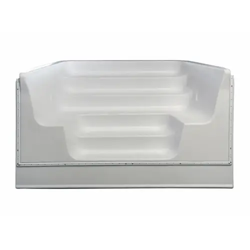 48" X 8' White Thermoplastic Straight Twin Seat/step 48" X 8' White Thermoplastic Straight Twin Seat/step