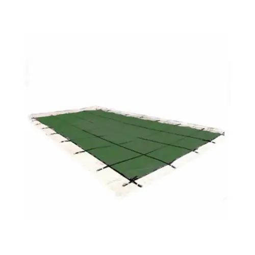 Grn Safety Cover 20x40 Rec Mesh 2'radius 90cnr Green