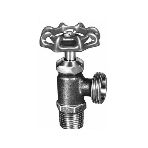 Brass Steel Boiler Drain MIP .75", Color: Silver, Size: .75", Pressure Rate: 125 psi Brass Steel Boiler Drain MIP .75", Color: Silver, Size: .75", Pressure Rate: 125 psi