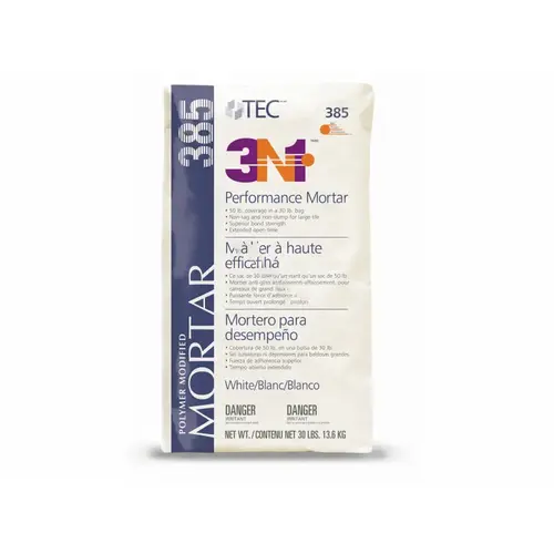 Fast Set 3n1 Performance Mortar 518 Standard White