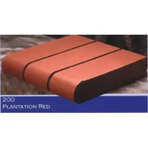 MARION CERAMICS INC C022502003700 2-1/4" X 3-5/8" X 7-5/8" Plantation Red Brick Coping