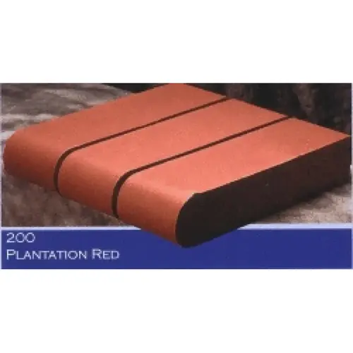 1-5/8" X 3-5/8" X 11-5/8" Plantation Red Brick Coping