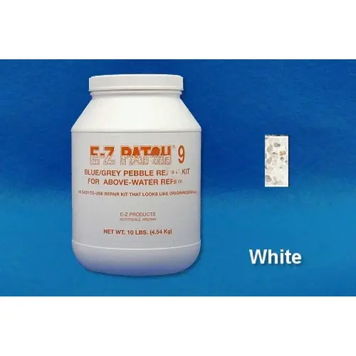 10 Lb E-z Patch 9 Pebble Plaster Repair White