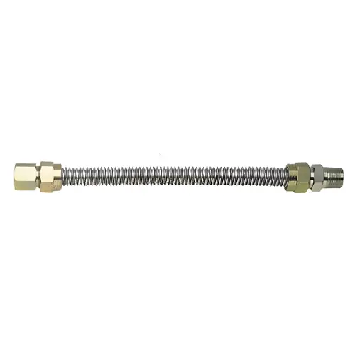 Gas Flex Line .75mx.75"f X 24" Silver Gas Flex Line .75mx.75"f X 24" Silver