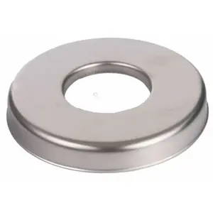 CMP 25572-100-000 5" Dia  Ladder Escutcheon For 1.9 Inch OD Rails; 5 Inch Dia, Stainless Steel, White