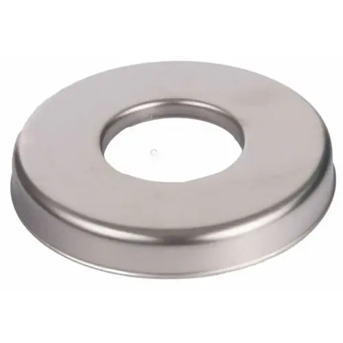 5" Dia Ladder Escutcheon For 1.9 Inch OD Rails; 5 Inch Dia, Stainless Steel, White 5" Dia Ladder Escutcheon For 1.9 Inch OD Rails; 5 Inch Dia, Stainless Steel, White