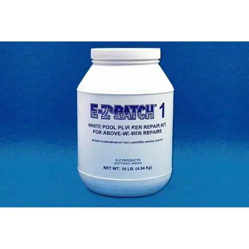 10 Lb E-z Patch 1 Pool Plaster Repair White 10 Lb E-z Patch 1 Pool Plaster Repair White