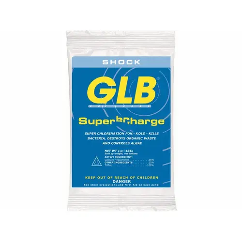 24/cs 1# Super Charge Cal-hypo Shock White 24/cs 1# Super Charge Cal-hypo Shock White