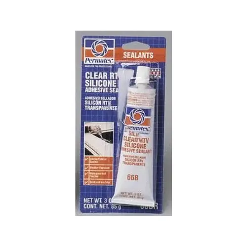 3 Oz 66b Silicone Adhesive Sealant Clear 3 Oz 66b Silicone Adhesive Sealant Clear