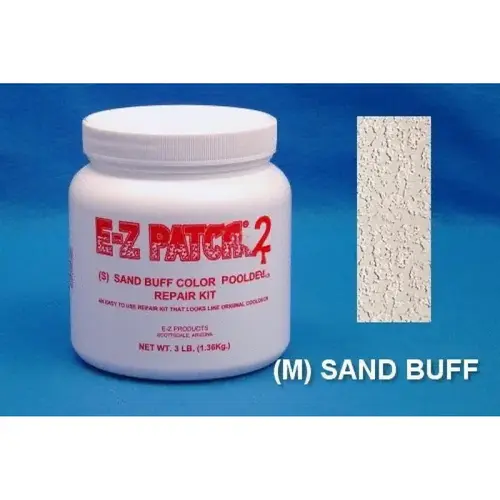 3 Lb E-z Patch 2 Pool Deck Repair Sand Buff 3 Lb E-z Patch 2 Pool Deck Repair Sand Buff