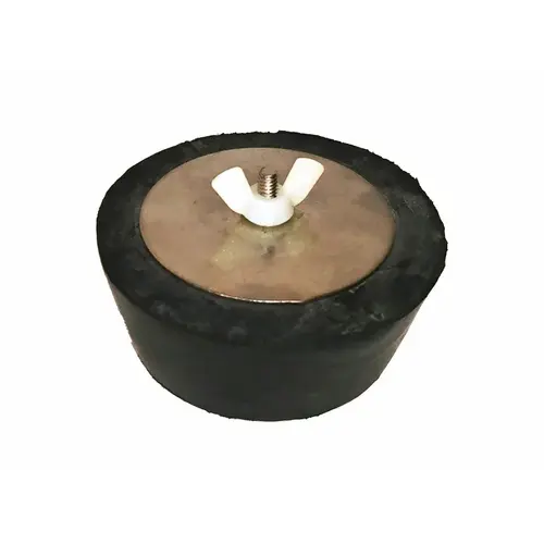 3" Pipe Winter Plug W/ Nylon Wingnut 3" Pipe Winter Plug W/ Nylon Wingnut