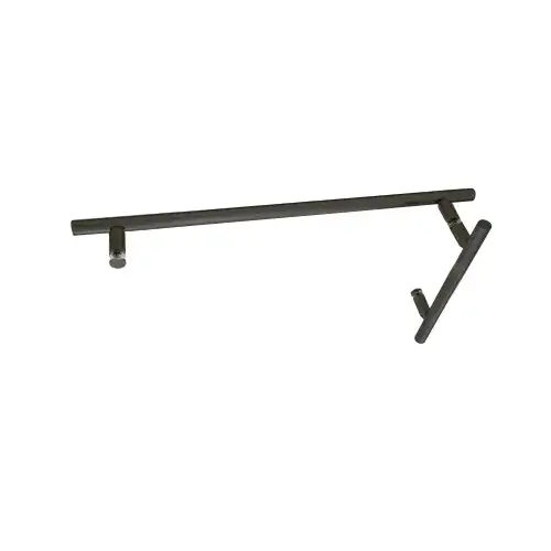Matte Black 6" x 18" LTB Combo Ladder Style Pull and Towel Bar Matte Black 6" x 18" LTB Combo Ladder Style Pull and Towel Bar