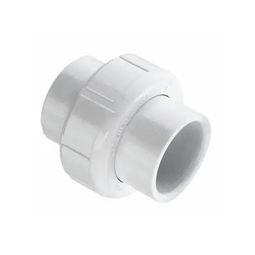 2.5"s Sch40 Pvc Union White