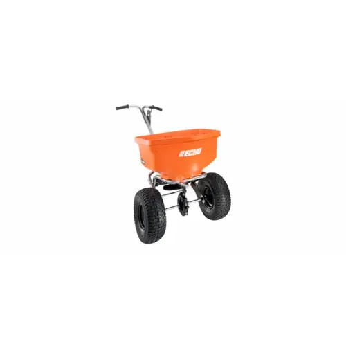100 Lb Large Capacity 1.8 Cuft Broadcast Spreader