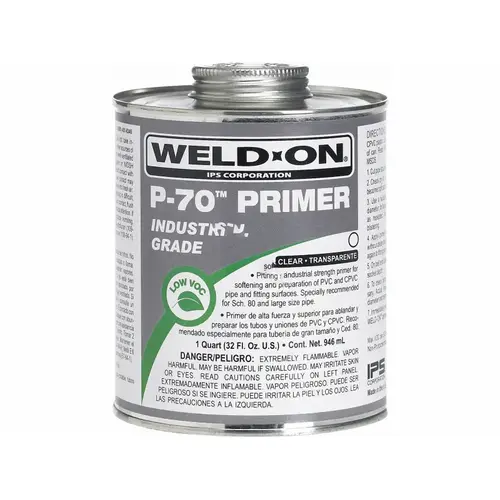4oz P-70 Clear Pvc Primer