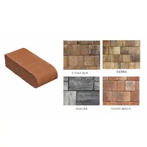 Tremron BN0-2020-W2075-A 4" X 9" Regular Bullnose Coping Glacier