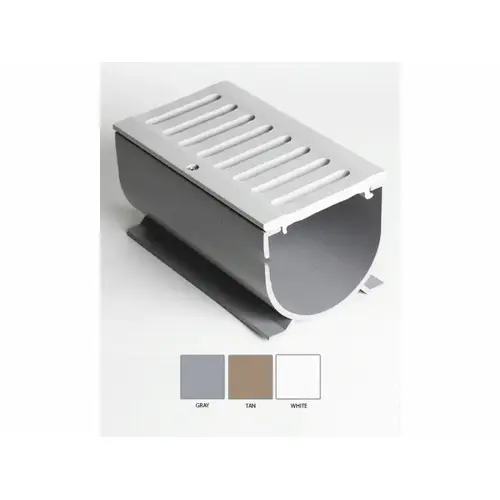 3" Water Hog Deck Drain 6' Gray
