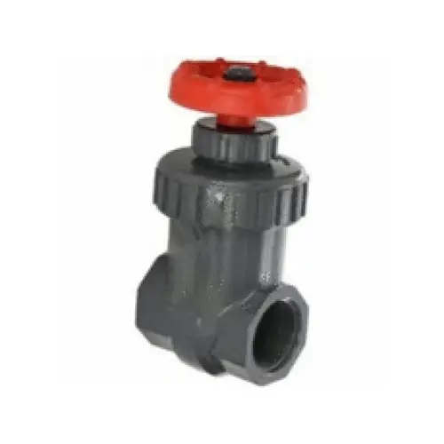 1"fpt Pvc Gate Valve Gray 1"fpt Pvc Gate Valve Gray