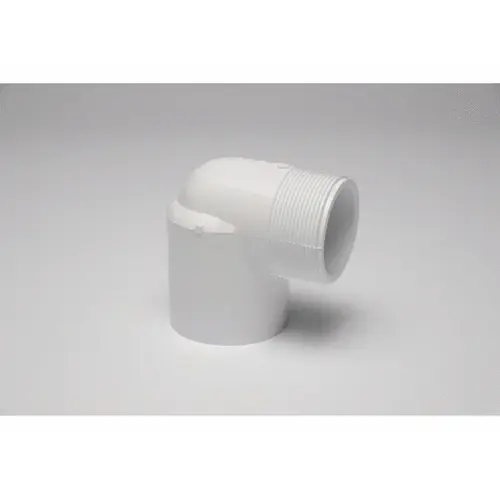 1" White Schedule 40 Pvc 90 Degree Street Elbow Mipt X Fipt 1" White Schedule 40 Pvc 90 Degree Street Elbow Mipt X Fipt
