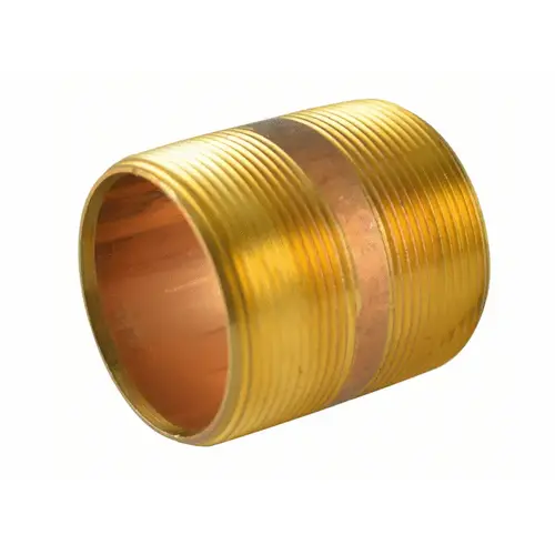 B80-2x2.5 Nipple Brass 2"x2.5" B80-2x2.5 Nipple Brass 2"x2.5"