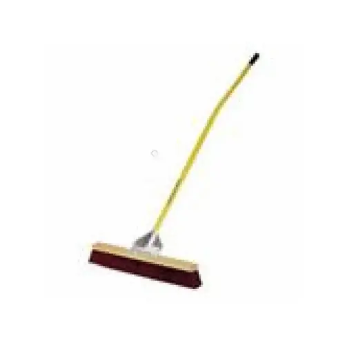 MIDWEST RAKE GENERAL PURPOSE BROOM, 24 IN. WITH 60 IN. ERGONOMIC ALUMINUM HANDLE