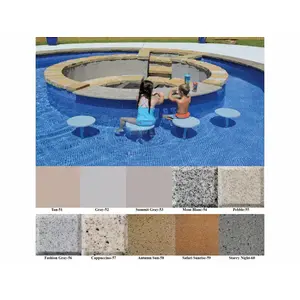 S.R. SMITH VL-POOLSEAT-52-C Gry 16" In Pool/ Spa Seat 42" Tall Gray