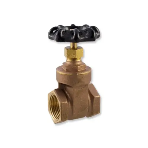 Turfgro .5" Brass Gate Valve Threaded Turfgro .5" Brass Gate Valve Threaded