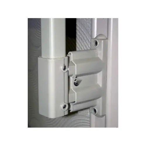 White 4 Pc Fence Mounting Bracket
