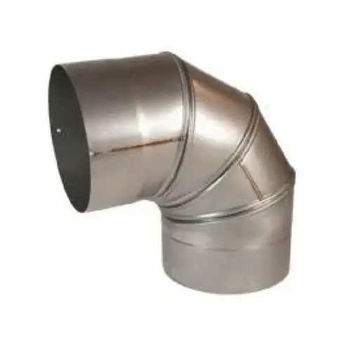 6" Ss Single Wall 90 degree Elbow