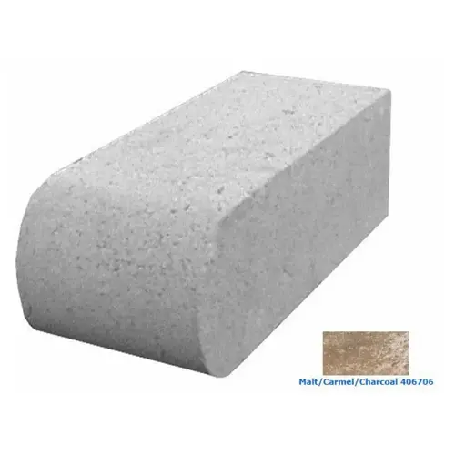 Malt Pecan Char Traditional Bullnose Coping Malt Pecan Char Traditional Bullnose Coping