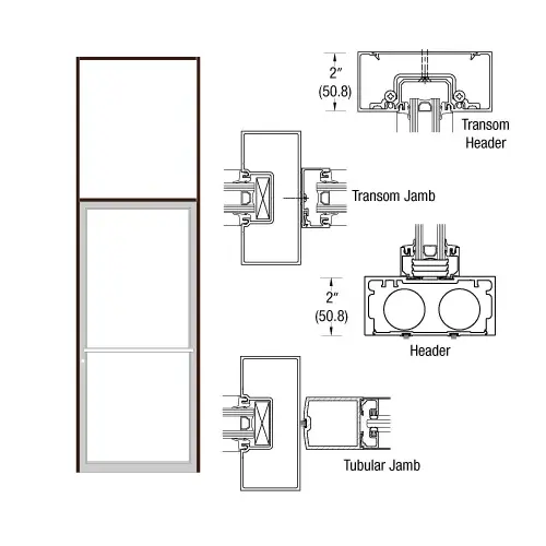 CRL-U.S. Aluminum FR9172236 Bronze Black Anodized 40