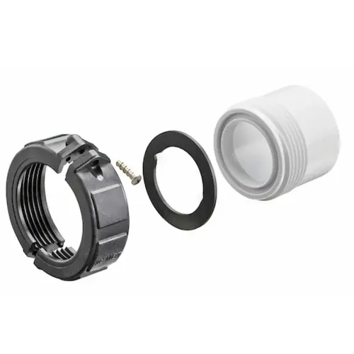 2" Heat Union Hlf Splitnut White