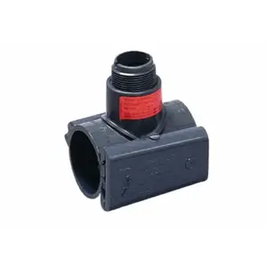 JL WINGERT COMPANY PV8S080 For 8" Sensor Pvc Clamp-on Saddle Black