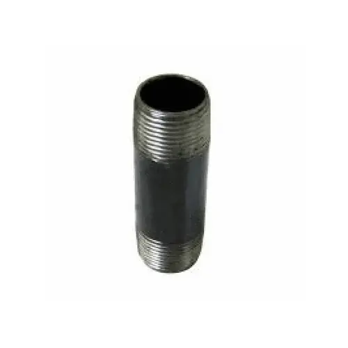 1.5" X Close Nipple Black 1.5" X Close Nipple Black