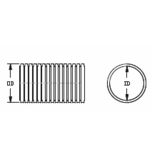 24" X 20' Perforated Single Wall Pipe