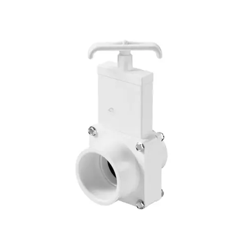 1.5"sx1.5"spg 3pc Slice Valve White 1.5"sx1.5"spg 3pc Slice Valve White
