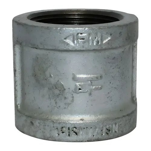 2.5" Galv Mal Coupling 2.5" Galv Mal Coupling