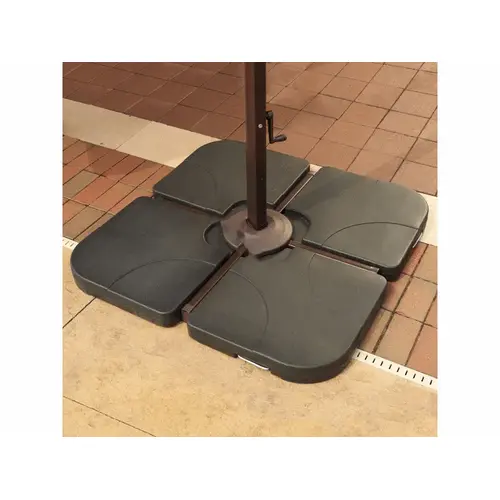 4/pk 35# Resin Cross-arm Umbrella Base Weight 4/pk 35# Resin Cross-arm Umbrella Base Weight